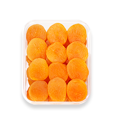 03- PVC TRAY Dried Apricots