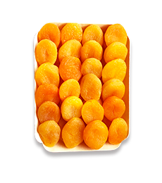 04- WOOD TRAY Dried Apricots